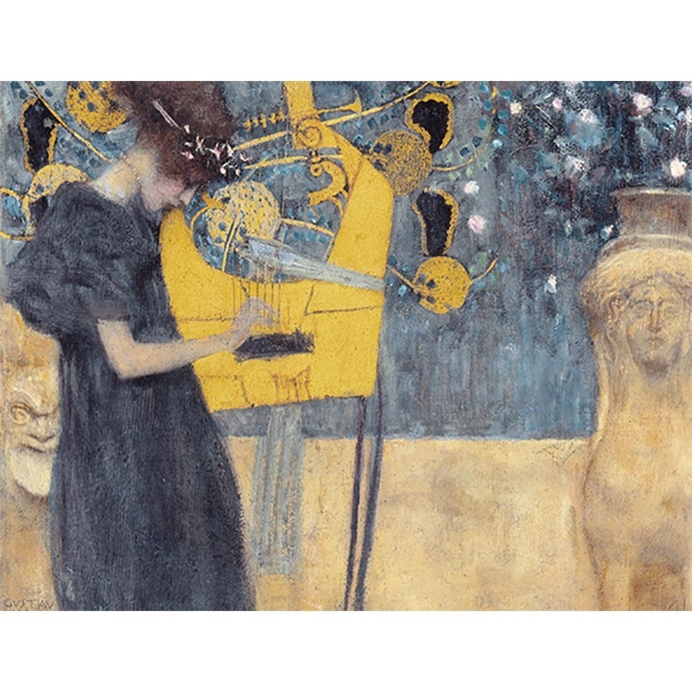 クリムト/ミュージック 額装 複製画