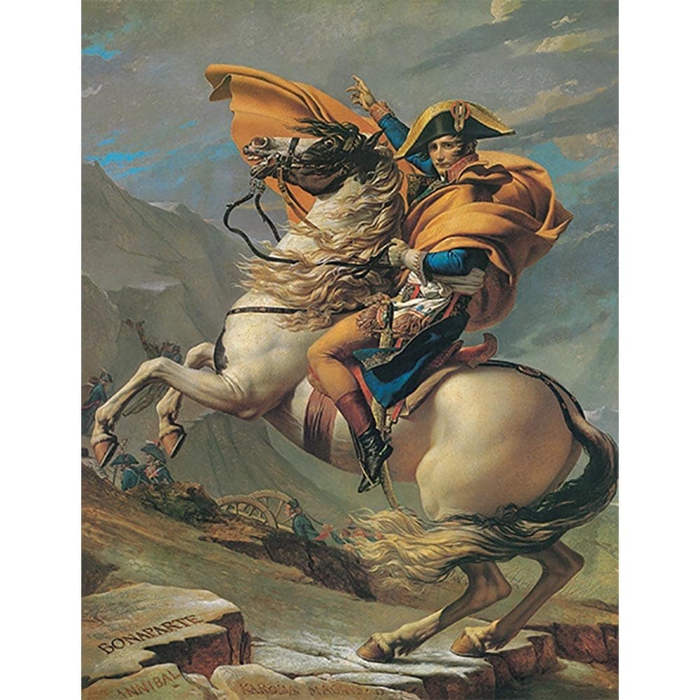 サン=ベルナール峠を越えるボナパルト　複製画 サン=ベルナール峠を越えるボナパルト複製画