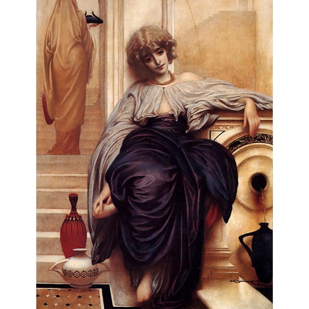 無言歌 【8号】 フレデリック・レイトン 【 額縁が選べる 額入り 複製画 絵画 】