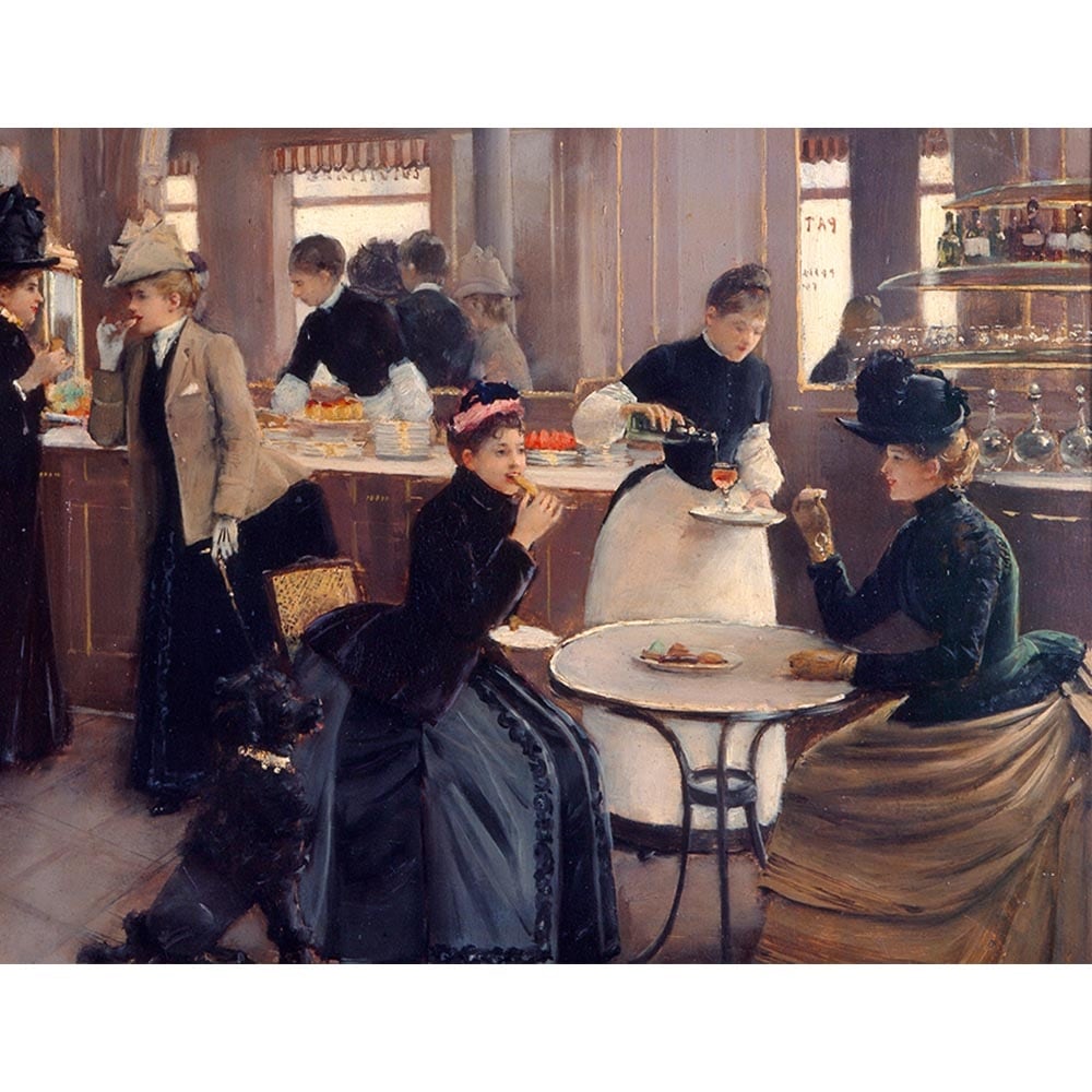 パティスリー 【10号】 ジャン・ベロー 【 額縁が選べる 額入り 複製画 絵画 】