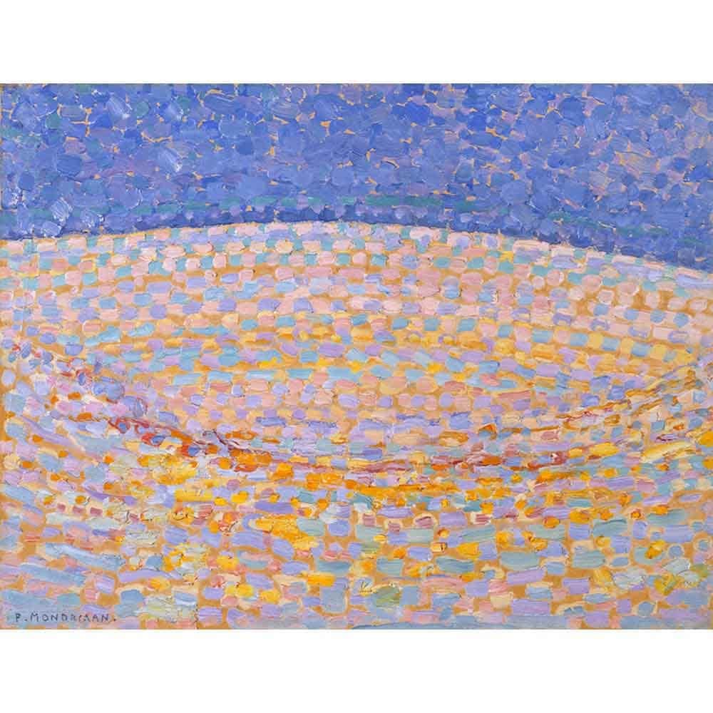 砂丘 【10号】 ピート・モンドリアン 【 額縁が選べる 額入り 複製画