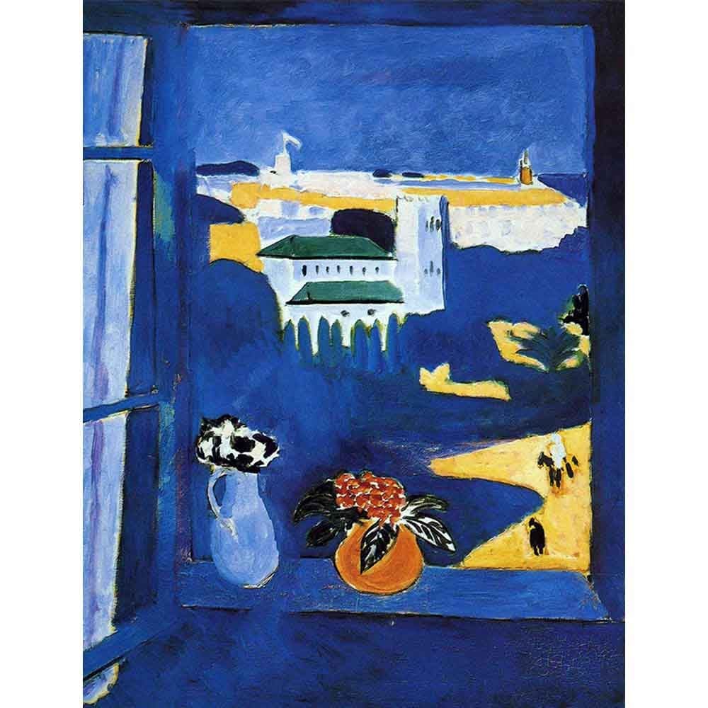 窓から見た風景 【10号】 アンリ・マティス 【 額縁が選べる 額入り 複製画 絵画 】