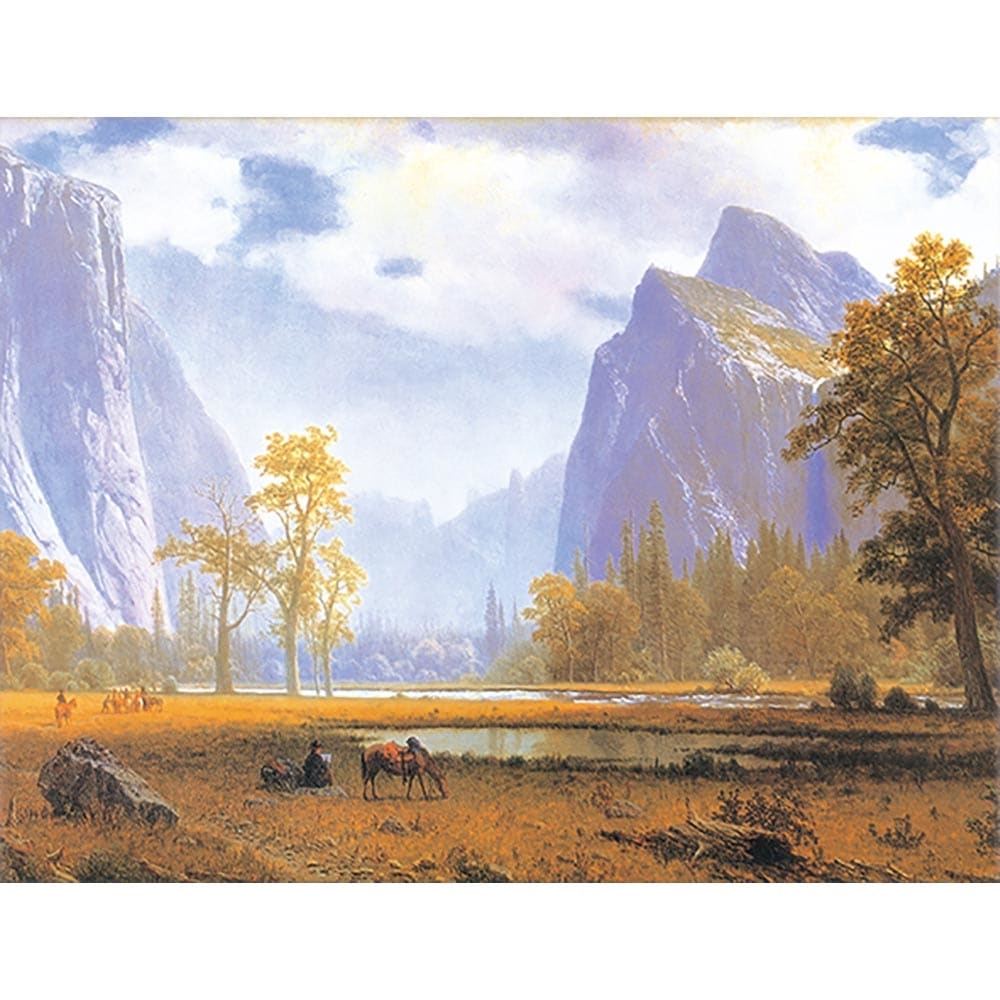 ヨセミテ渓谷 【10号】 アルバート・ビアスタット 【 額縁が選べる 額