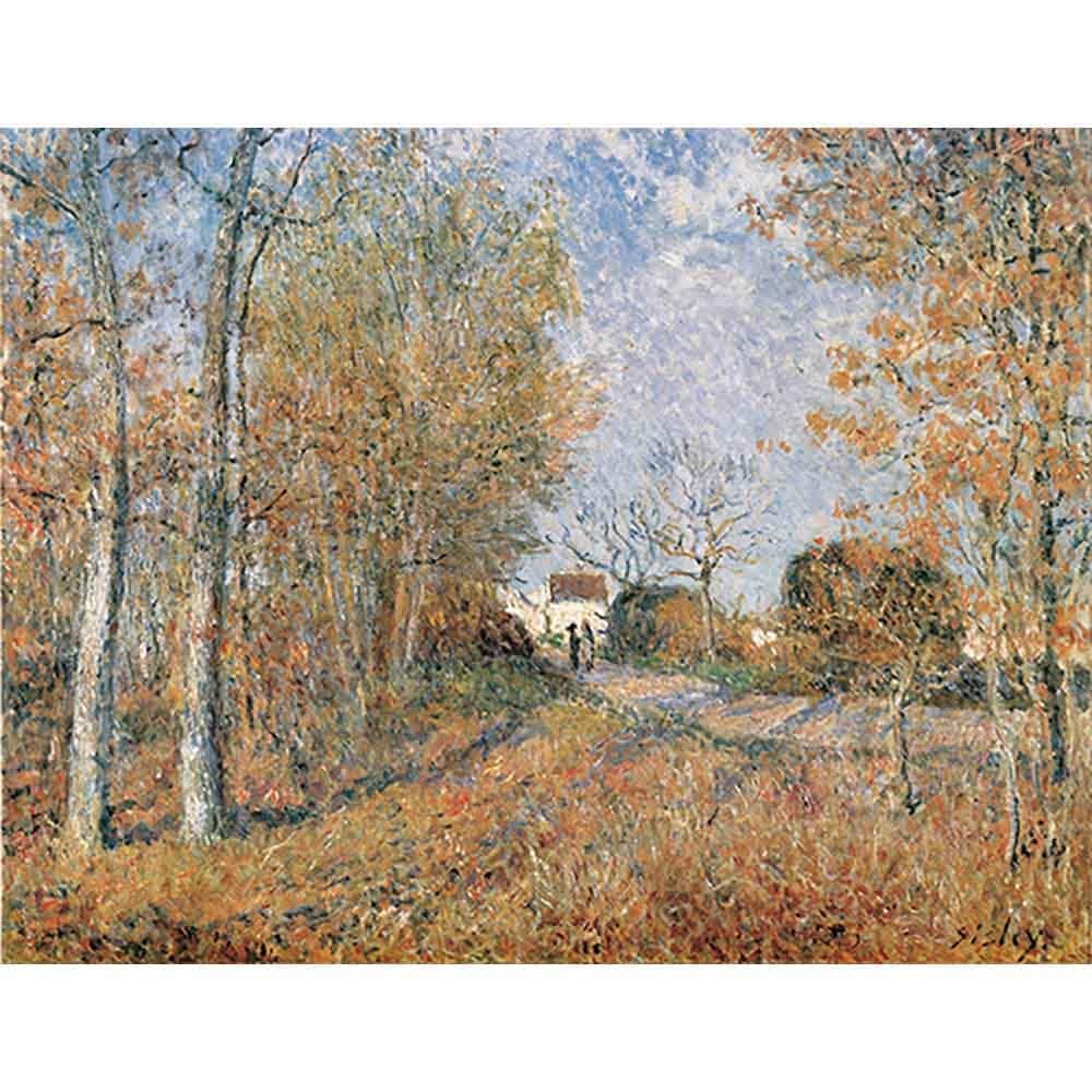 シャブロンの森 【10号】 シスレー 【 額縁が選べる 額入り 複製画 絵画 】