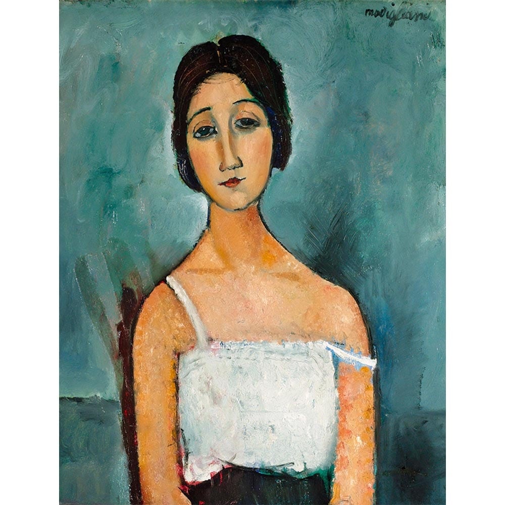 クリスティーナ 【10号】 アメデオ・モディリアーニ 【 額縁が選べる 額入り 複製画 絵画 】
