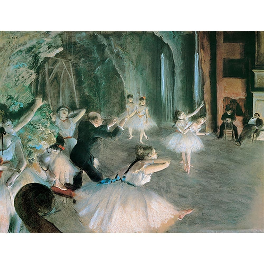ステージ上のリハーサル 【10号】 エドガー・ドガ 【 額縁が選べる 額入り 複製画 絵画 】