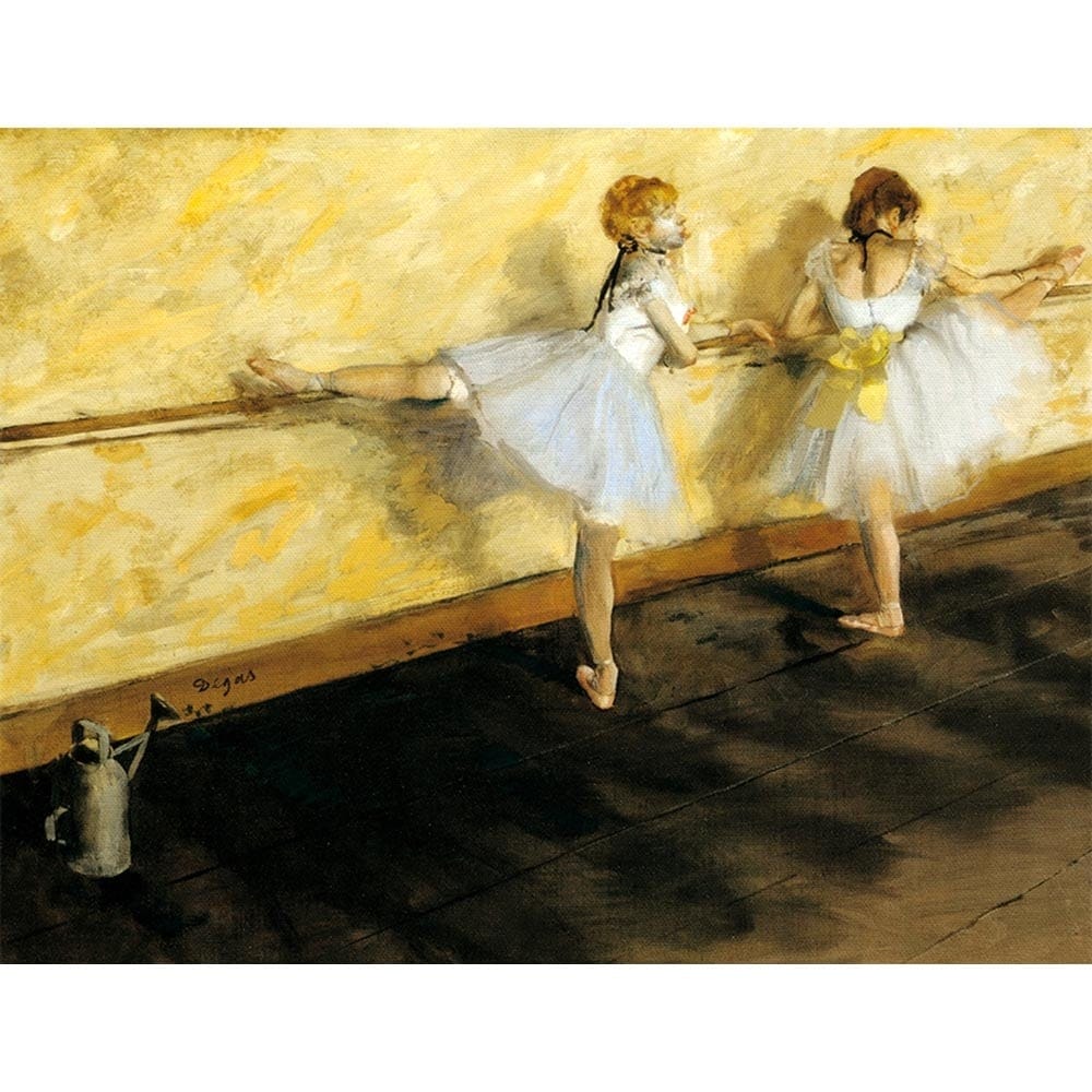 エドガー・ドガ舞台の踊り子　バレリーナ絵画　複製画 楽天市場】☆ 絵画 P10号 ドガ 「舞台の踊り子」 複製画 額付き