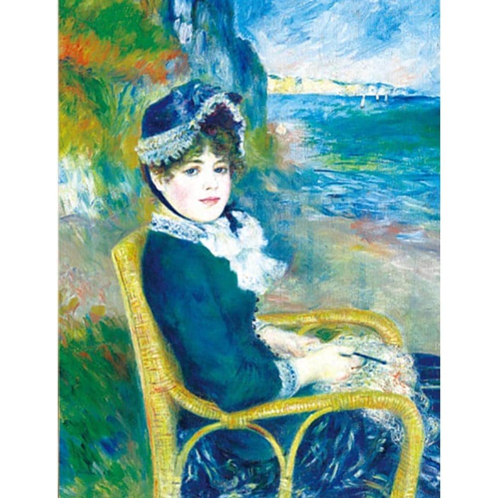 ルノワール　【海辺にて】複製画 海辺にて 【10号】 ピエール＝オーギュスト・ルノワール 【 額縁