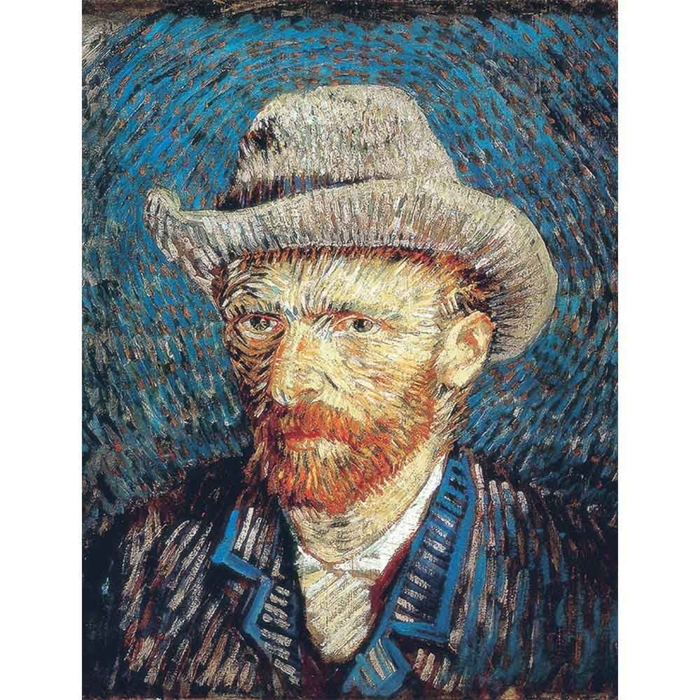 フィンセント・ファン・ゴッホ模写+額付き 自画像 【10号】 フィンセント・ファン・ゴッホ 【 額縁が選べる