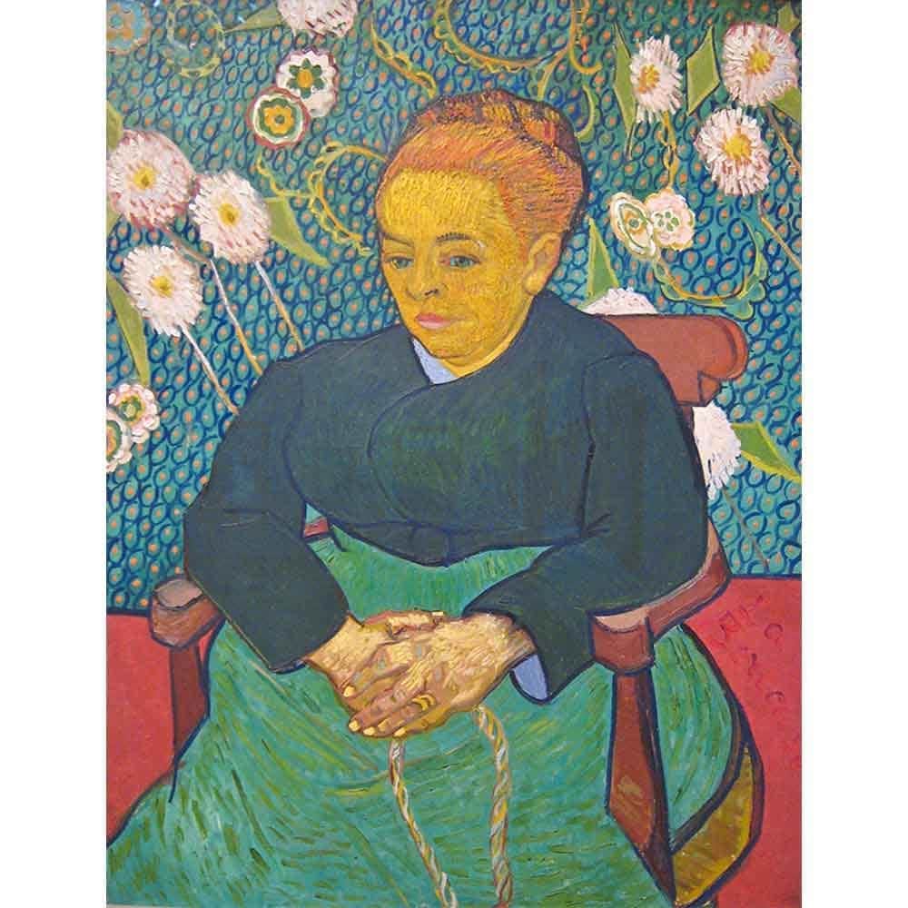 ルーラン夫人ゆりかごを揺らす女 【10号】 フィンセント・ファン・ゴッホ 【 額縁が選べる 額入り 複製画 絵画 】