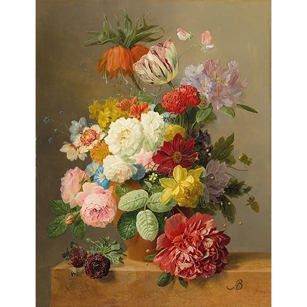 静物 【10号】 アーノルダス・ブロエマース 【 額縁が選べる 額入り 複製画 絵画 】