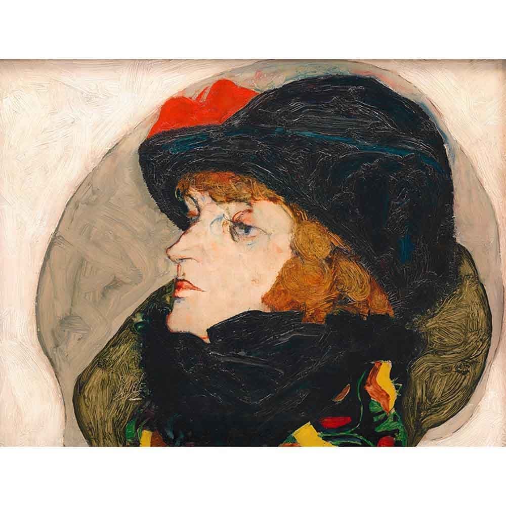 イーダ・レスラーの肖像 【15号】 エゴン・シーレ 【 額縁が選べる 額入り 複製画 絵画 】