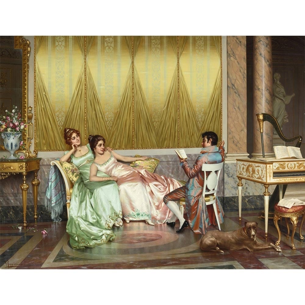 肖像 【15号】 ヴィットリオ・レッジャーニーニ 【 額縁が選べる 額入り 複製画 絵画 】