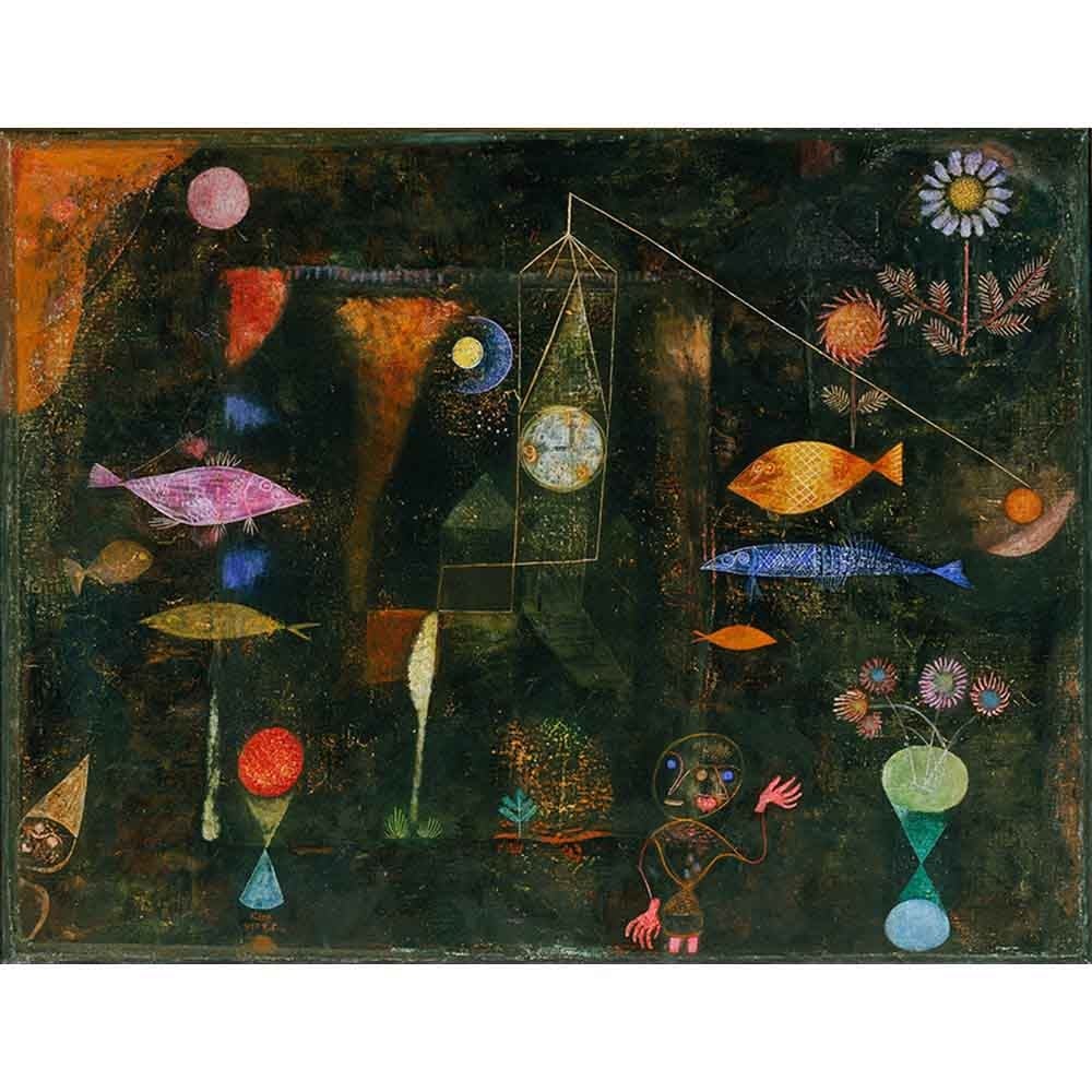 フィッシュマジック 【15号】 パウル・クレー 【 額縁が選べる 額入り