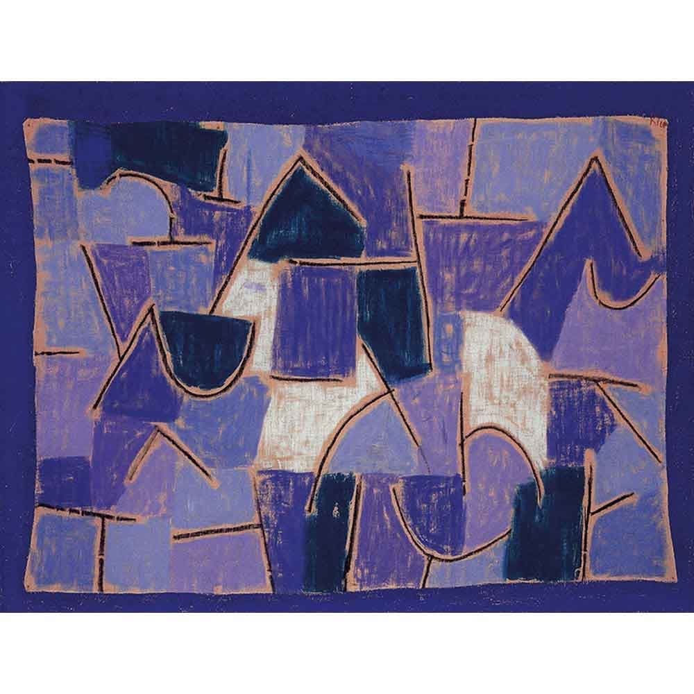 Blue Night 【15号】 パウル・クレー 【 額縁が選べる 額入り 複製画 絵画 】