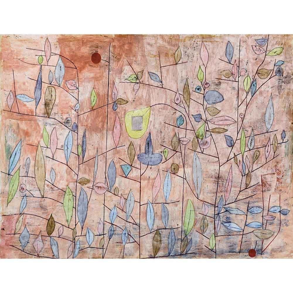 珍しい葉 【15号】 パウル・クレー 【 額縁が選べる 額入り 複製画 絵画 】