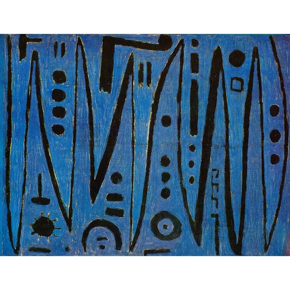 英雄的なヴァイオリン演奏 【15号】 パウル・クレー 【 額縁が選べる 額入り 複製画 絵画 】