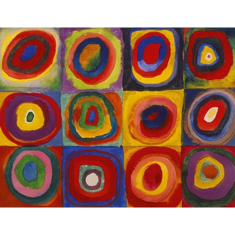 色彩研究 【15号】 ワシリー・カンディンスキー 【 額縁が選べる 額入り 複製画 絵画 】