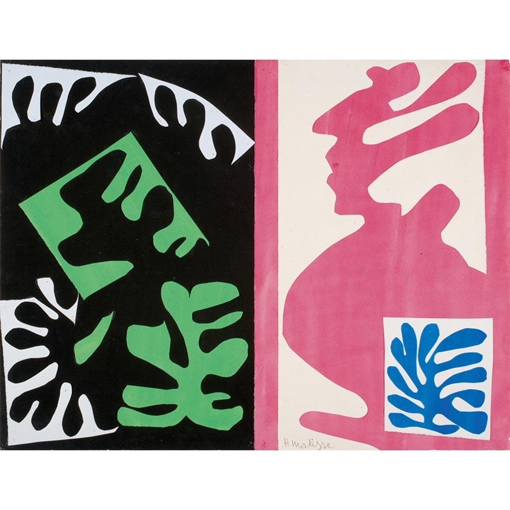 構成 黒と赤 【15号】 アンリ・マティス 【 額縁が選べる 額入り 複製画 絵画 】