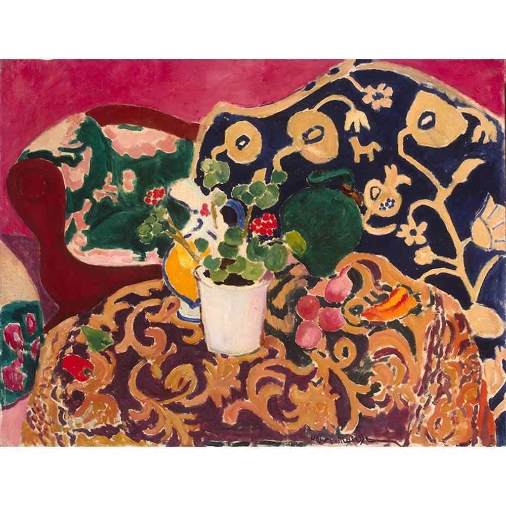 スペイン風の静物画 【15号】 アンリ・マティス 【 額縁が選べる 額入り 複製画 絵画 】