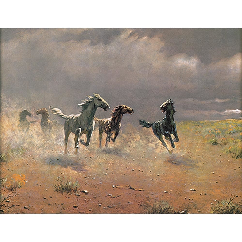 荒野の群馬 【15号】 ペーテル・ニコライ・アルボ 【 額縁が選べる 額入り 複製画 絵画 】