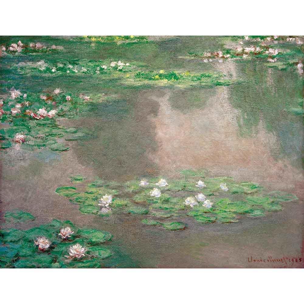 クロード・モネ 睡蓮 複製画 ボストン美術館 額装 中古品 クロード・モネ 睡蓮 複製画 ボストン美術館 額装 中古品