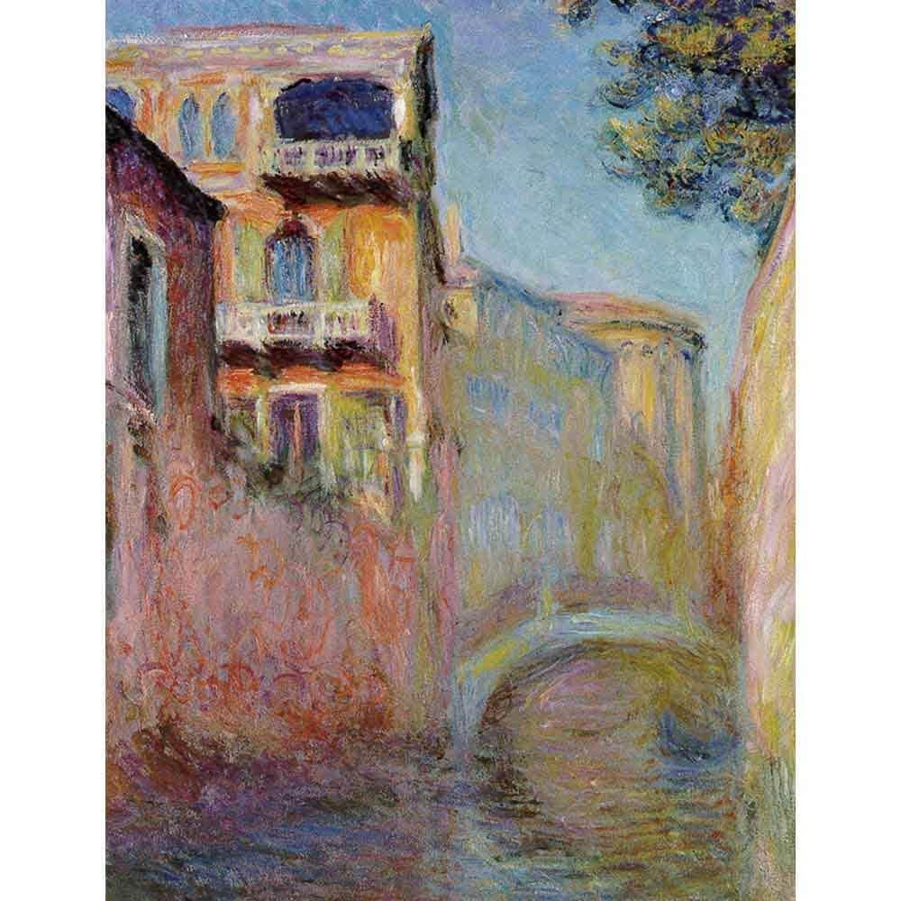 サルテ運河 【15号】 クロード・モネ 【 額縁が選べる 額入り 複製画 絵画 】