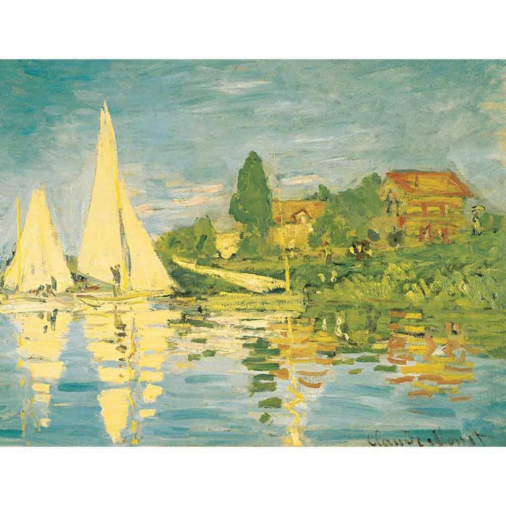 アルジャントゥイユのレガッタ 【15号】 クロード・モネ 【 額縁が選べる 額入り 複製画 絵画 】