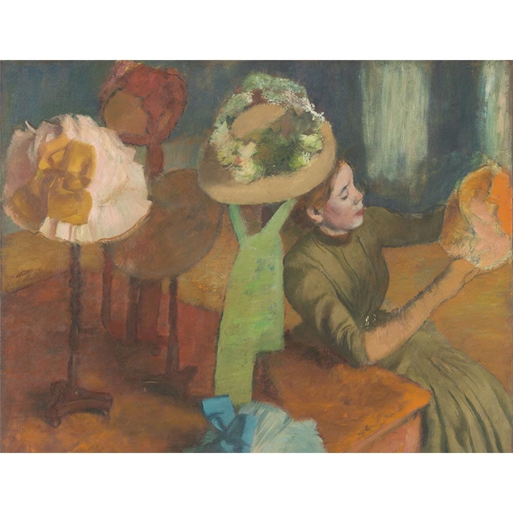 帽子ショップ 【15号】 エドガー・ドガ 【 額縁が選べる 額入り 複製画 絵画 】