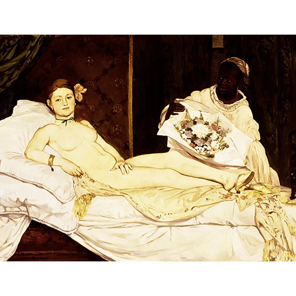 オランピア 【15号】 エドゥアール・マネ 【 額縁が選べる 額入り 複製画 絵画 】