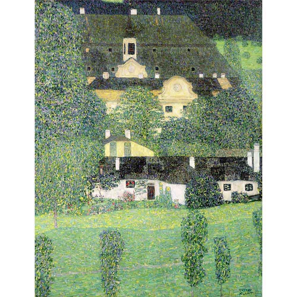 アテーゼ湖のカンマー城 【15号】 グスタフ・クリムト 【 額縁が選べる 額入り 複製画 絵画 】