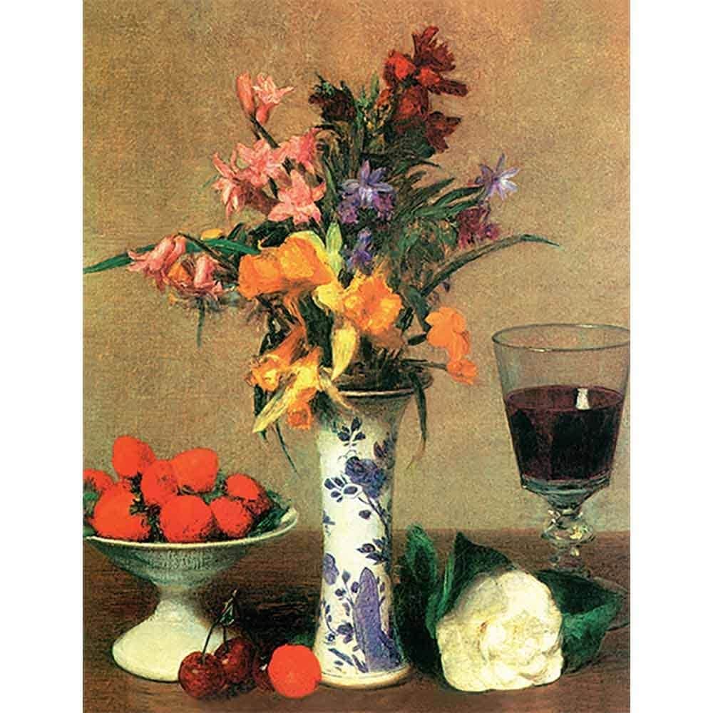 静物 【15号】 アンリ・ファンタン＝ラトゥール 【 額縁が選べる 額入り 複製画 絵画 】