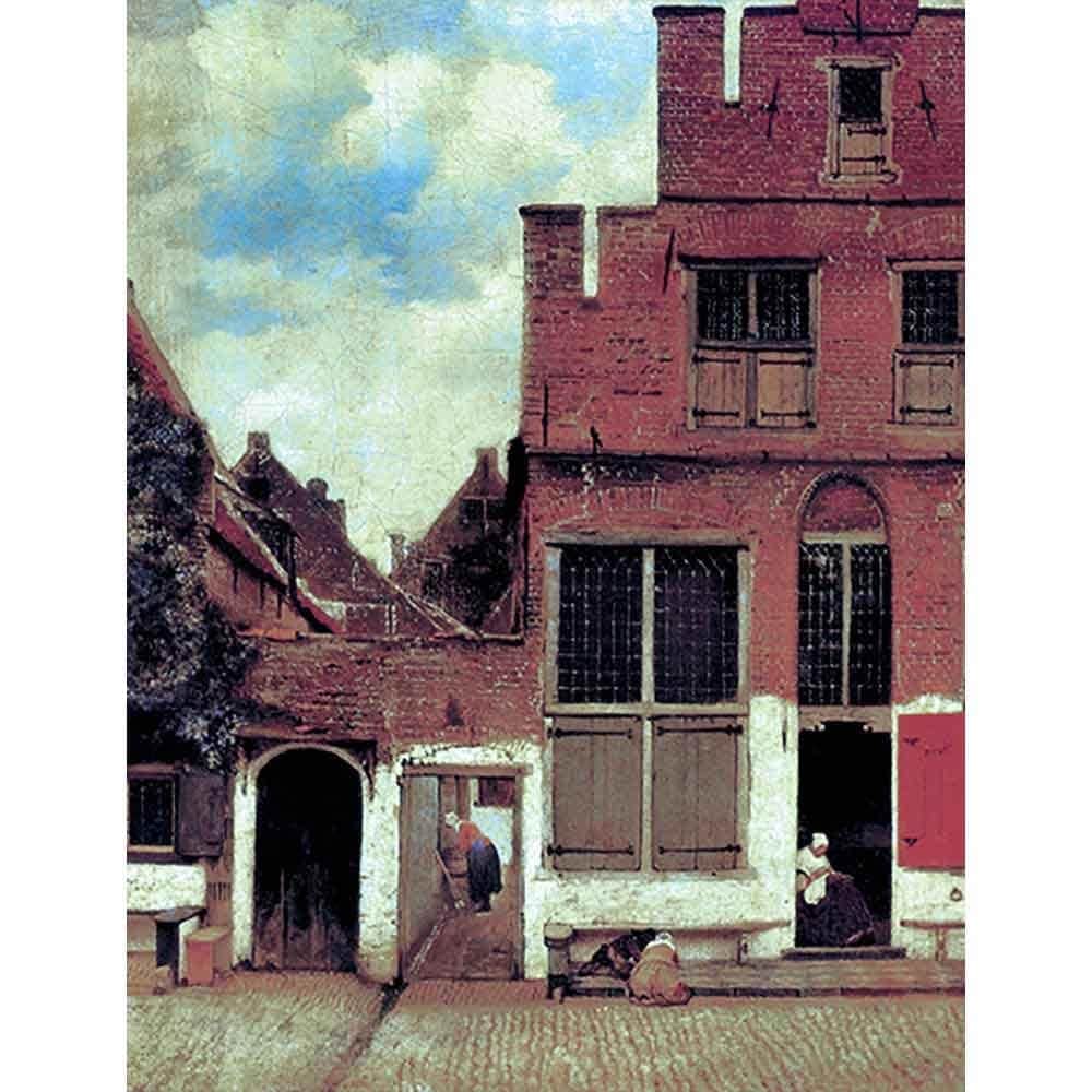 デルフトの小さな通り 【15号】 ヨハネス・フェルメール 【 額縁が選べる 額入り 複製画 絵画 】