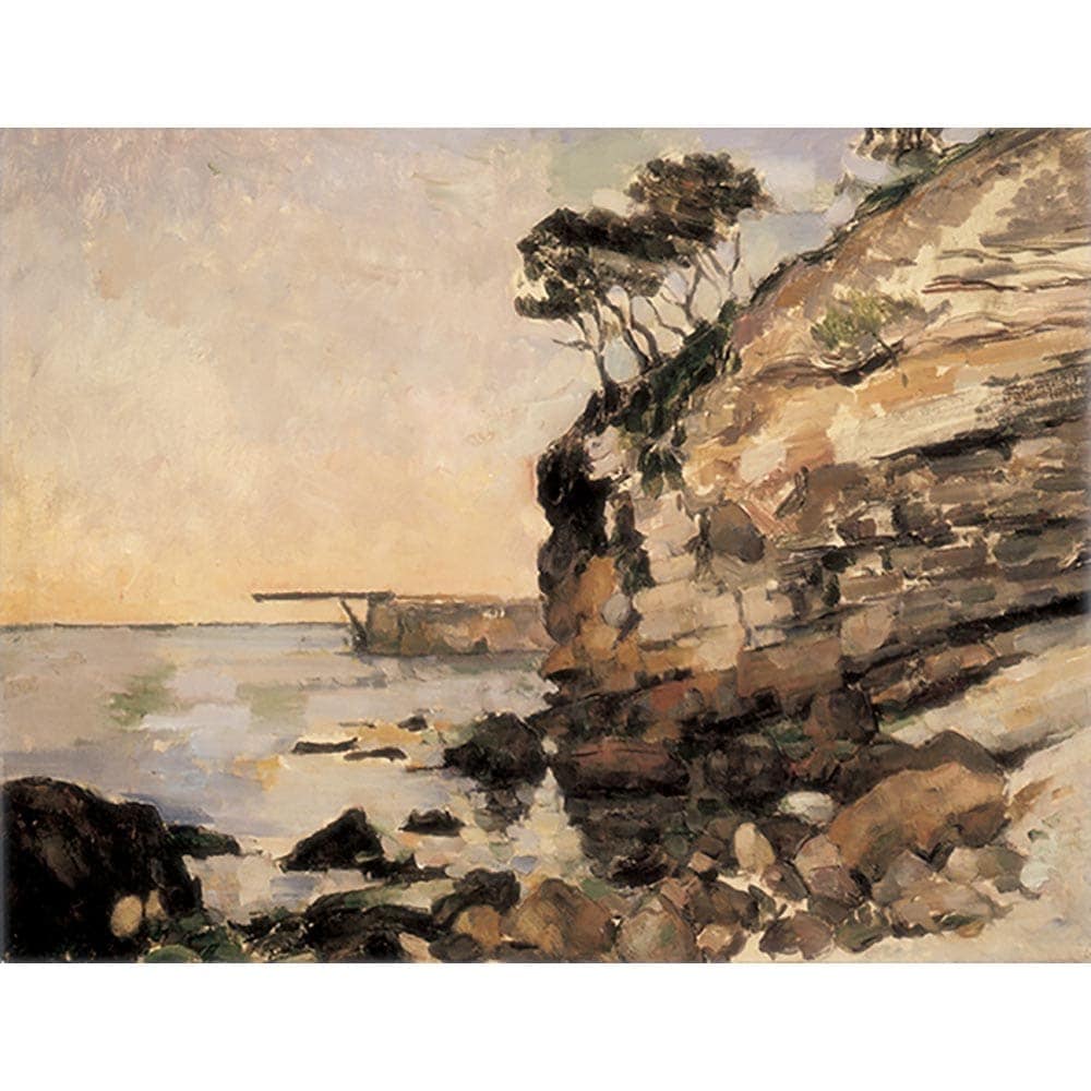 レスタックの夕暮れ 【15号】 ポール・セザンヌ 【 額縁が選べる 額入り 複製画 絵画 】