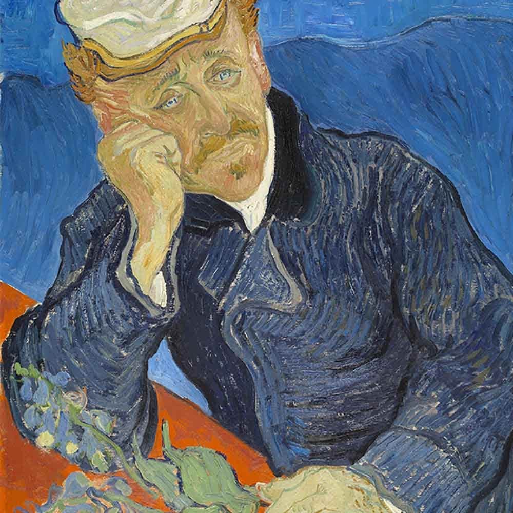 医師ガシェの肖像 【15号】 フィンセント・ファン・ゴッホ 【 額縁が選べる 額入り 複製画 絵画 】