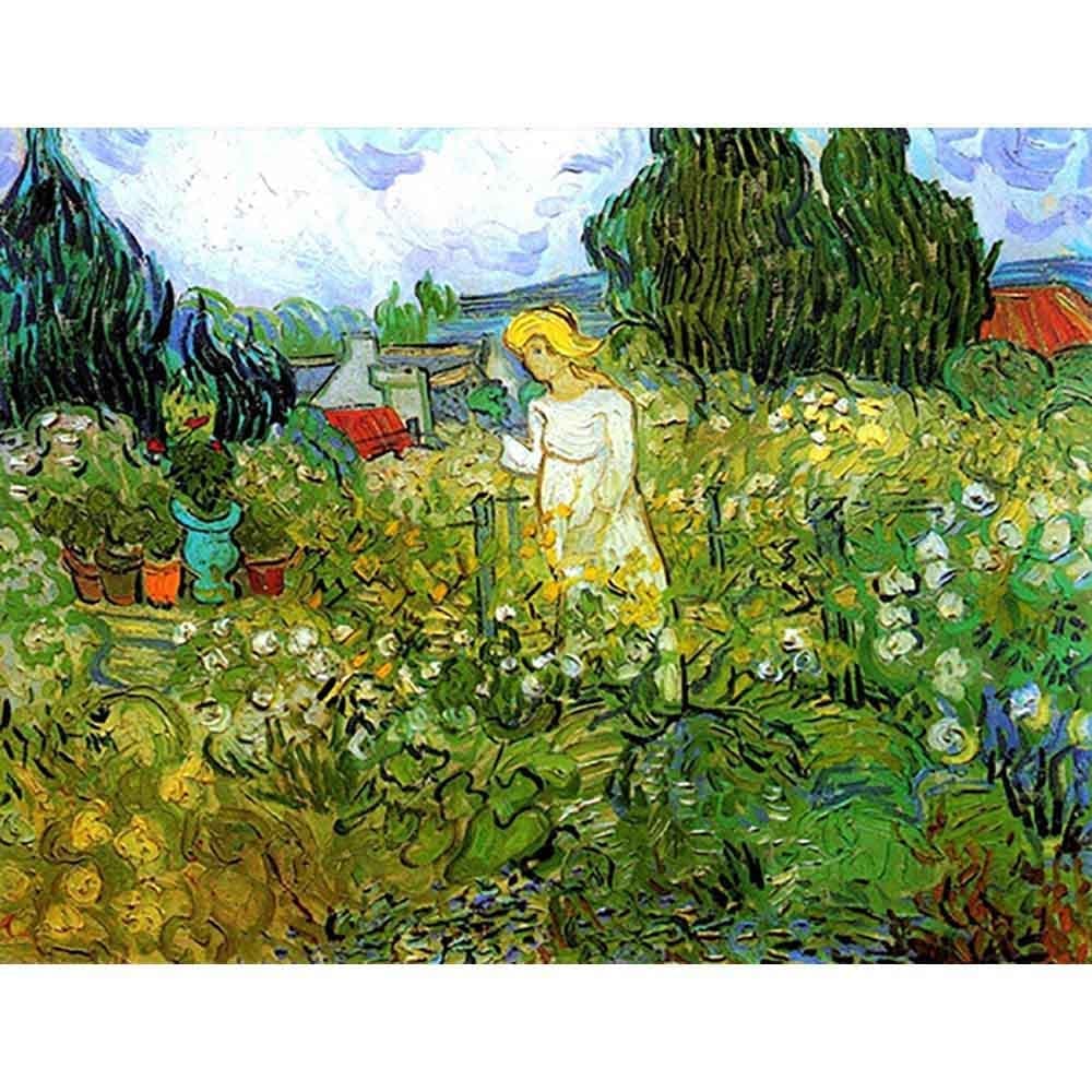 庭のマルグリット・ガシェ 【15号】 フィンセント・ファン・ゴッホ 【 額縁が選べる 額入り 複製画 絵画 】