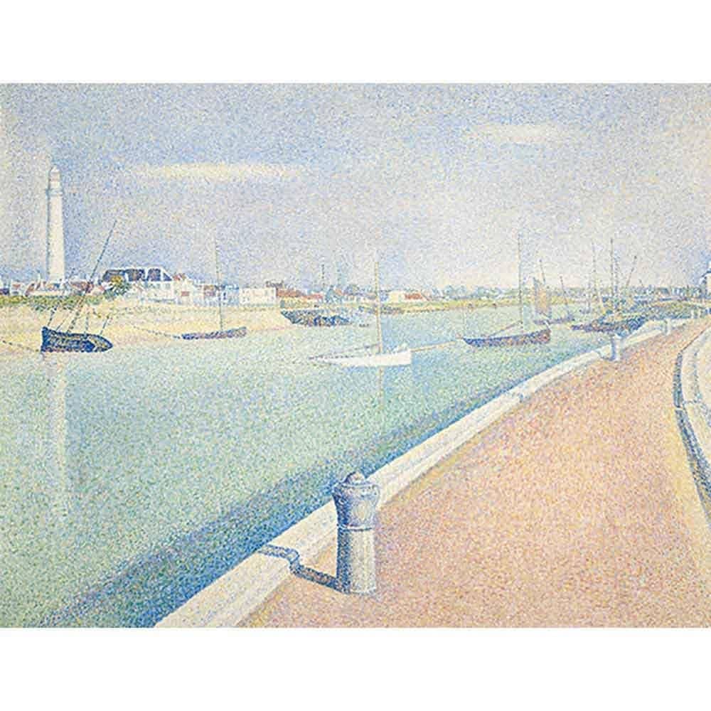 グラヴリーヌの運河 【15号】 ジョルジュ・スーラ 【 額縁が選べる 額