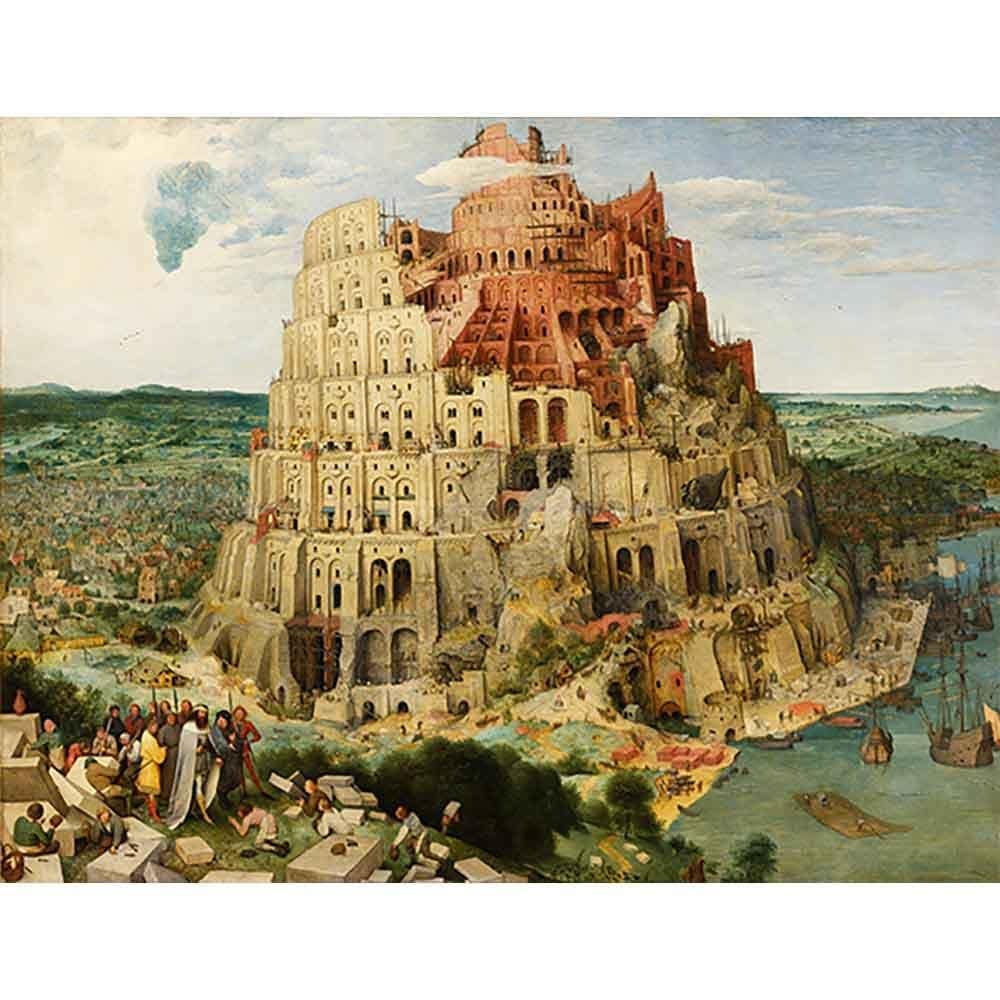 ブリューゲル バベルの塔 複製画 バベルの塔 【15号】 ピーテル・ブリューゲル 【 額縁が選べる 額入り