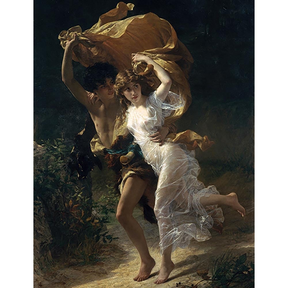 絵画 REVERIE 200-20 嵐 【15号】 ピエール・オーギュスト・コット 【 額縁が選べる