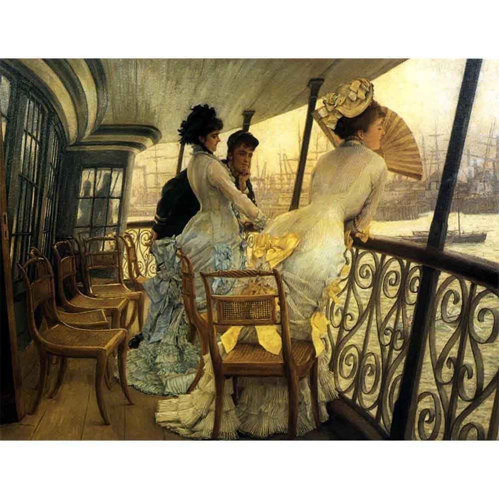 船上の思い出 【20号】 ジャン・ベロー 【 額縁が選べる 額入り