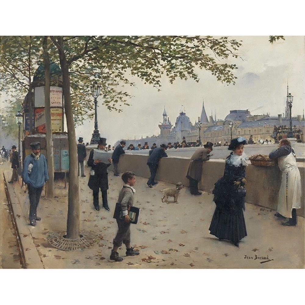 ポンネフ 【20号】 ジャン・ベロー 【 額縁が選べる 額入り 複製画 絵画 】