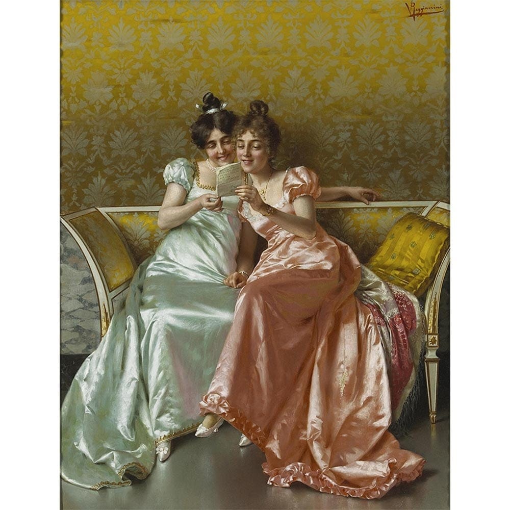 手紙 【20号】 ヴィットリオ・レッジャーニーニ 【 額縁が選べる 額