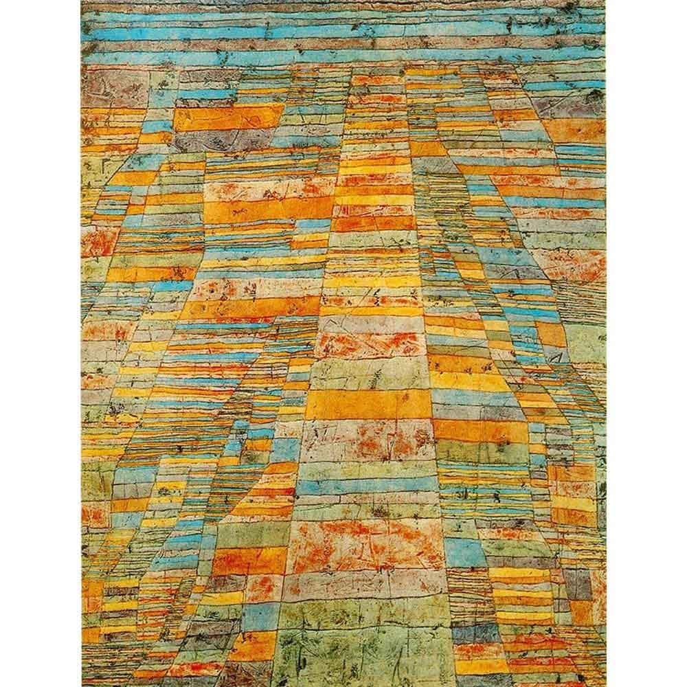 高速道路と電車 【20号】 パウル・クレー 【 額縁が選べる 額入り 複製画 絵画 】