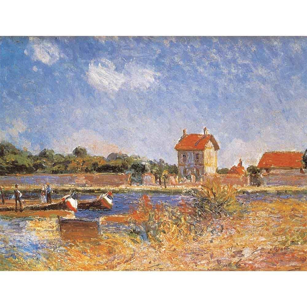 サンクルー 【20号】 シスレー 【 額縁が選べる 額入り 複製画 絵画 】