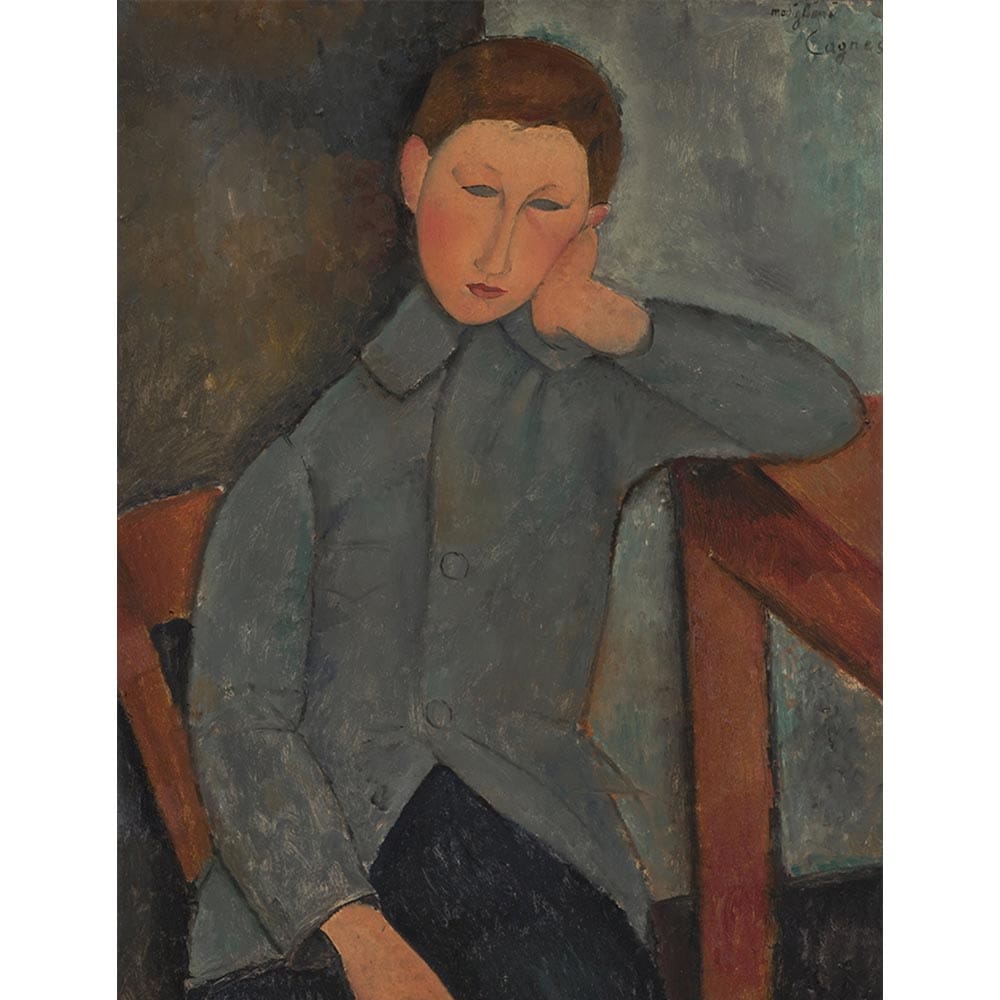 少女 【20号】 アメデオ・モディリアーニ 【 額縁が選べる 額入り 複製画 絵画 】