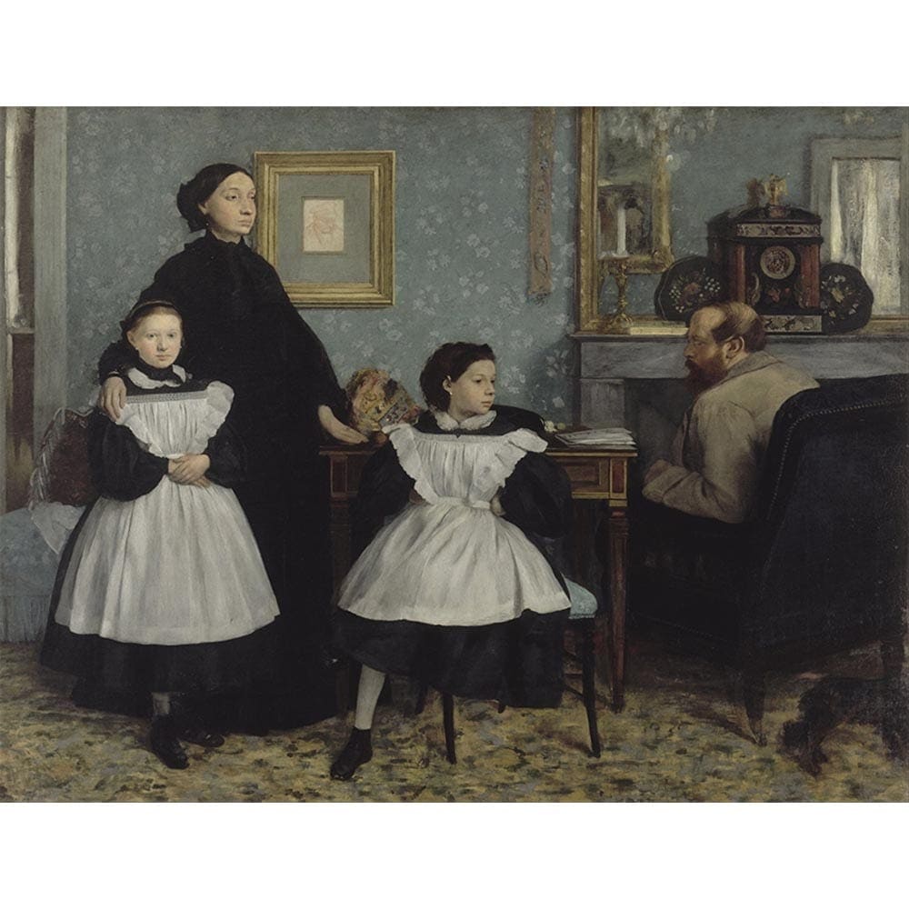 ベレッリ家の家族 【20号】 エドガー・ドガ 【 額縁が選べる 額入り 複製画 絵画 】
