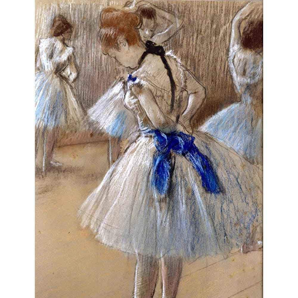 青いリボン 【20号】 エドガー・ドガ 【 額縁が選べる 額入り 複製画 絵画 】