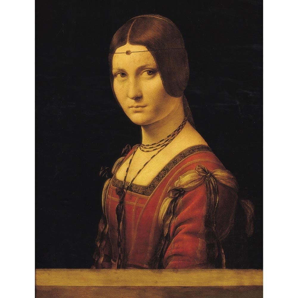 ラ・ベル・フェロニエール 【20号】 レオナルド・ダ・ヴィンチ 【絵画割引クーポン配布中】【 額縁が選べる 額入り 複製画 絵画 】|エコワン