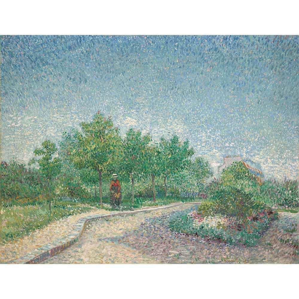 サン・ピエール広場を散歩する女性 【20号】 フィンセント・ファン