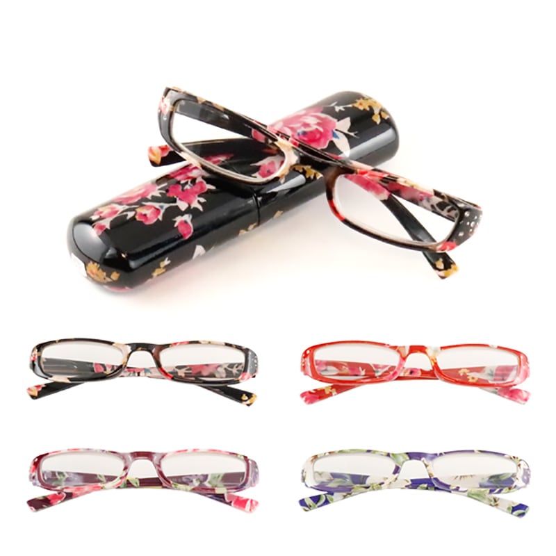 花柄のリーディンググラス